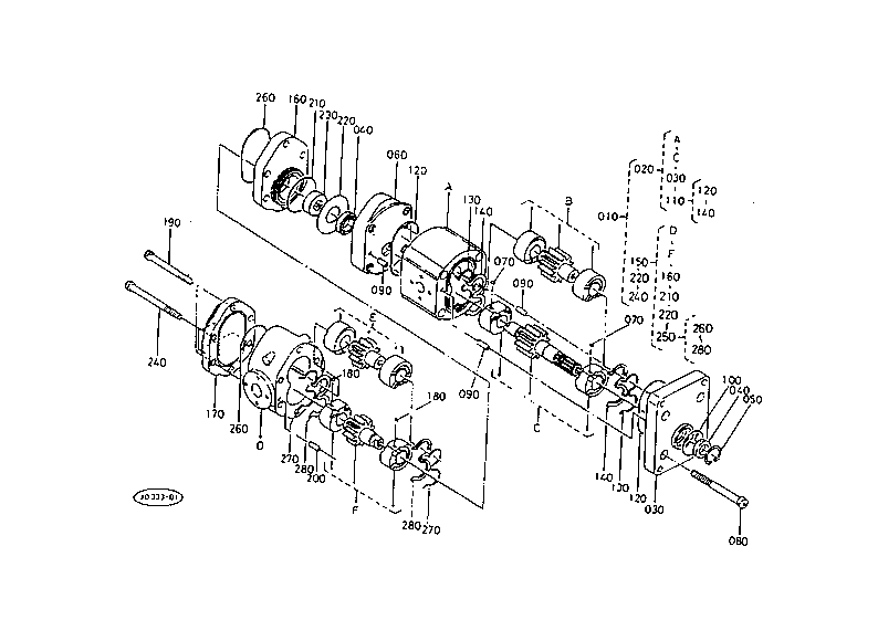 Hydraulic Pump (Hyd.) [Section Parts]