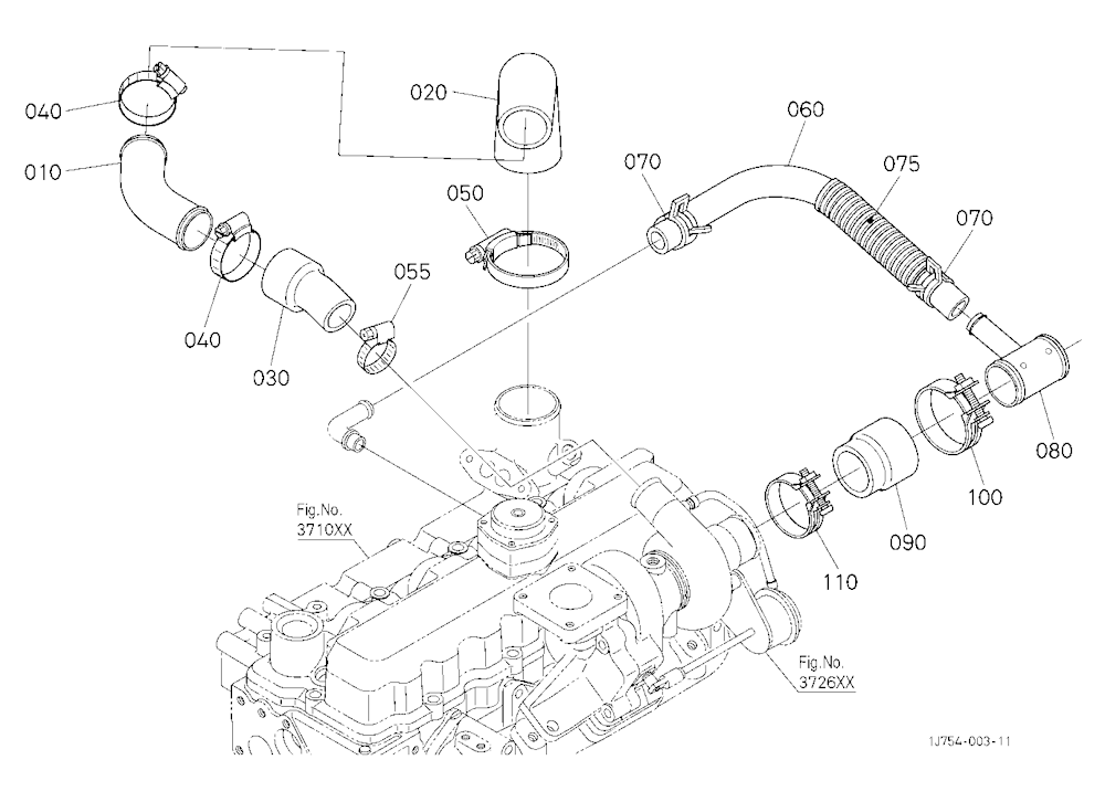 Inlet Pipe (Air Cleaner) [New]