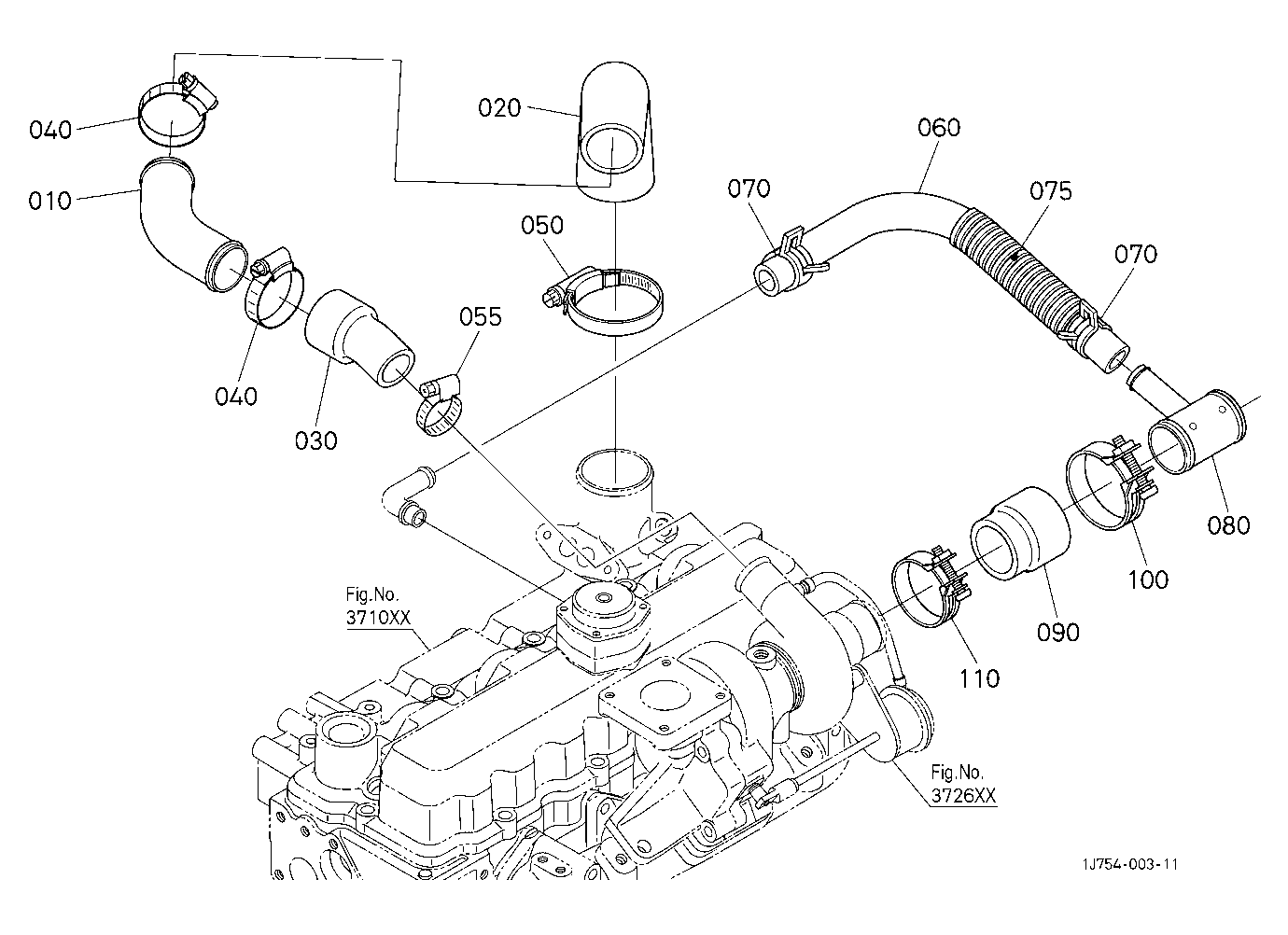 Inlet Pipe (Air Cleaner) [New]