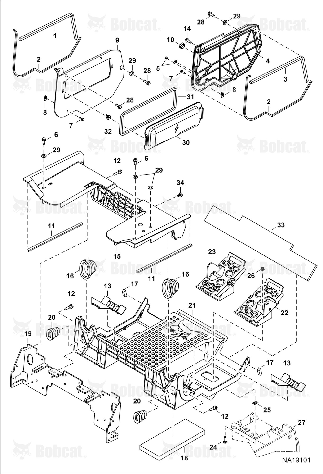 Panels (Floor Pan) (Manual Controls)