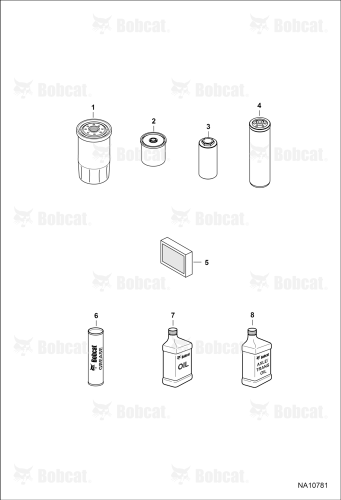 Scheduled Maintenance Items (Every 500 Hours Or Every 6 Months)