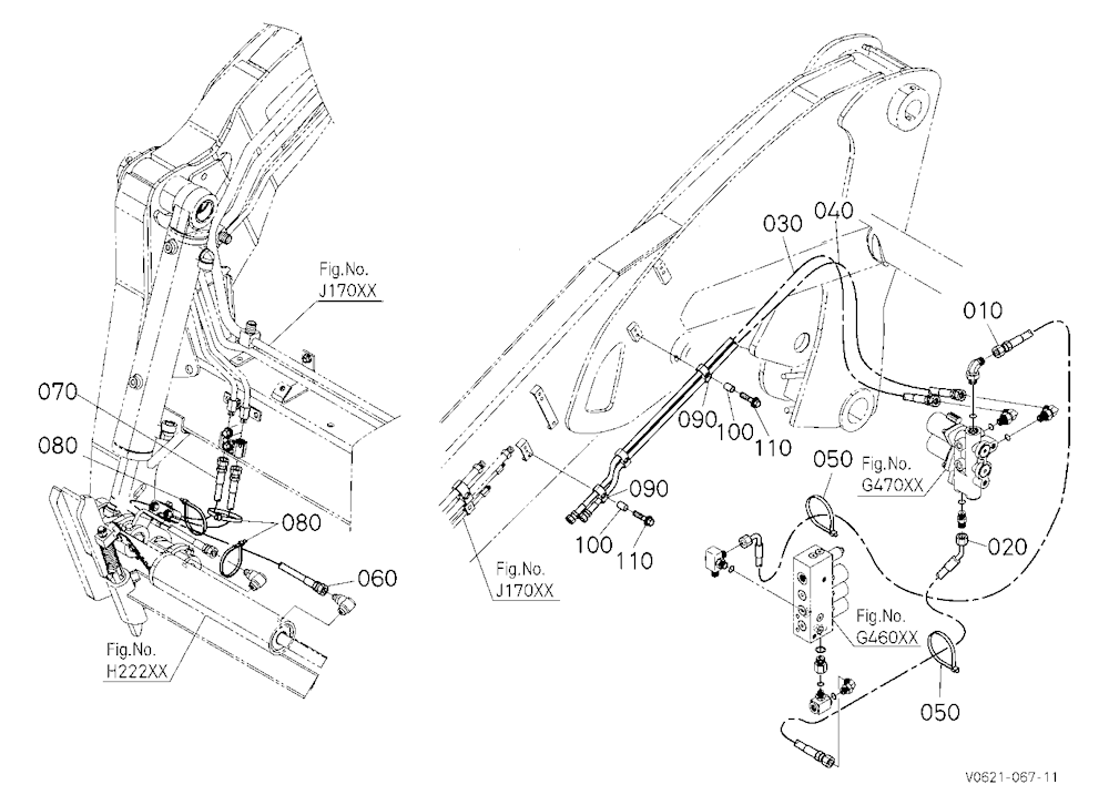 Oil Piping (Hitch) [Hydraulic Hitch[Except High Fl