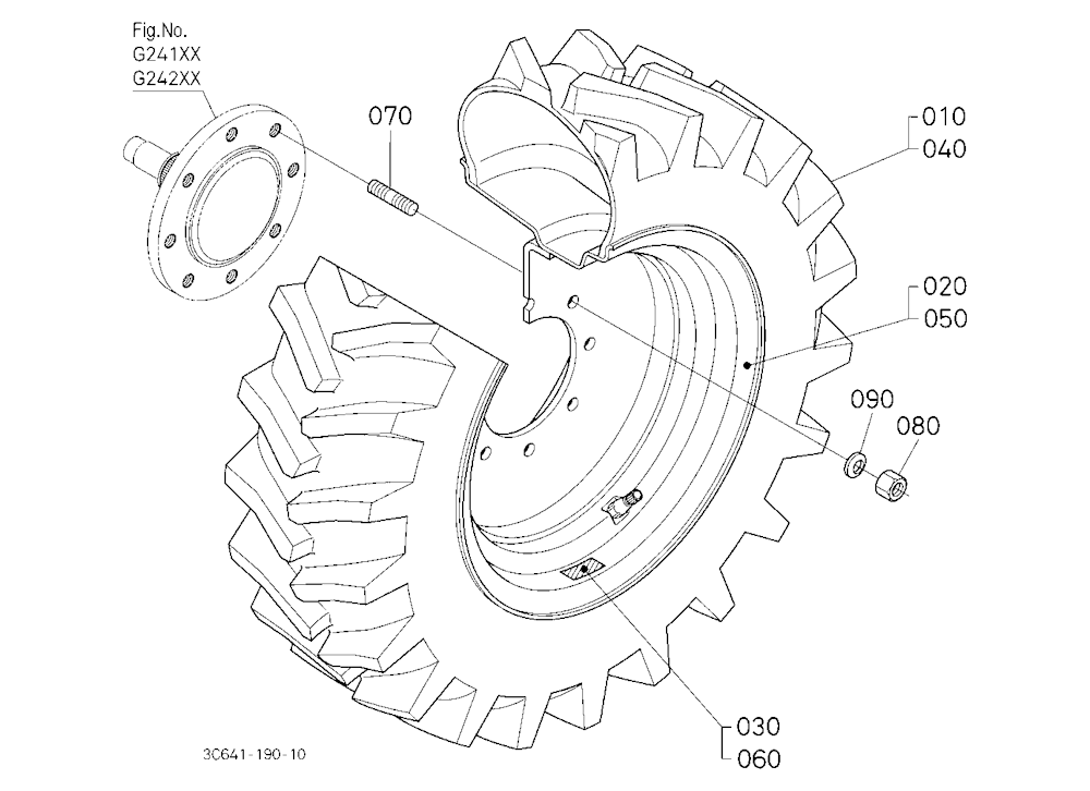 Front Wheel (280/70R18)