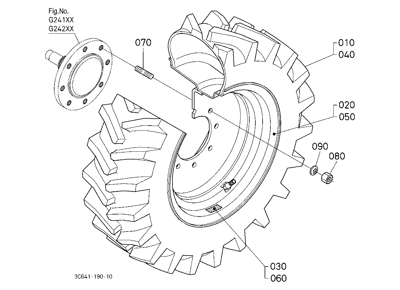 Front Wheel (280/70R18)