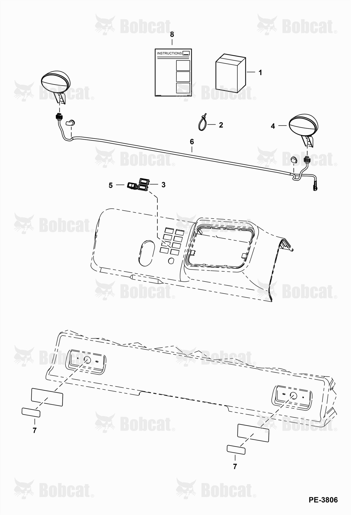 Rear Work Light Kit