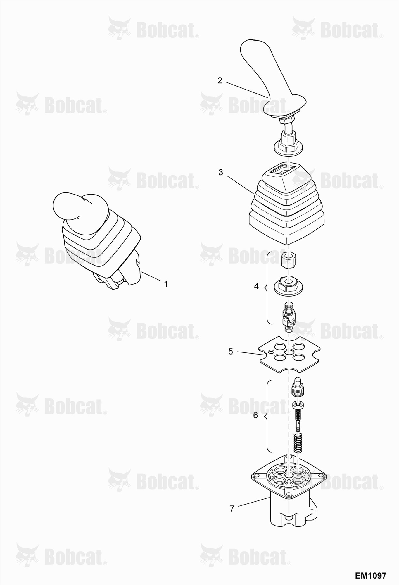 RH Joystick Controls  AB4711001 - AB4712155