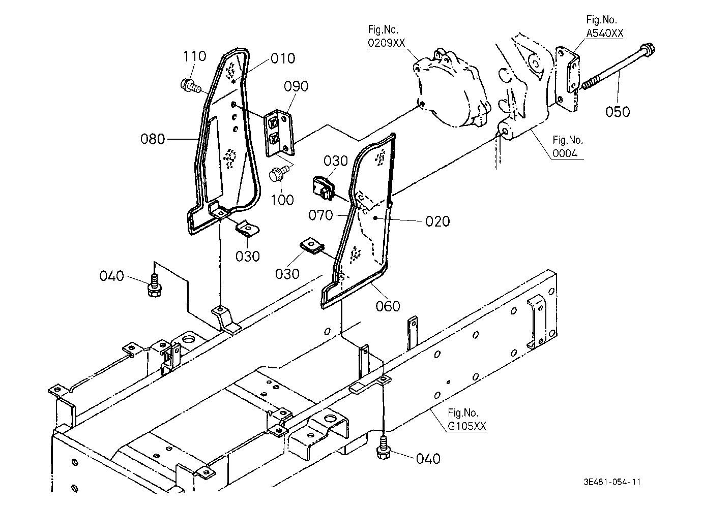 Hood(Bonnet) Side Cover [Cab Type]
