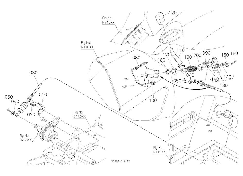 Pto Clutch Lever