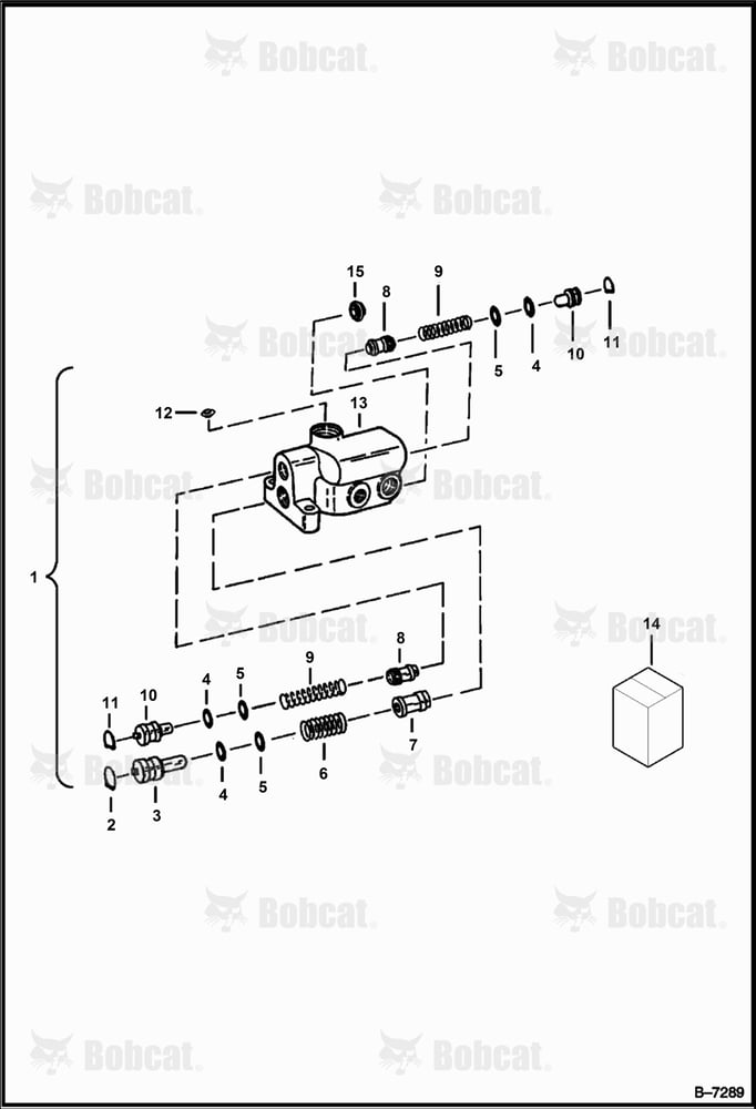 Counterbalance Valve  5030M15023 & Above