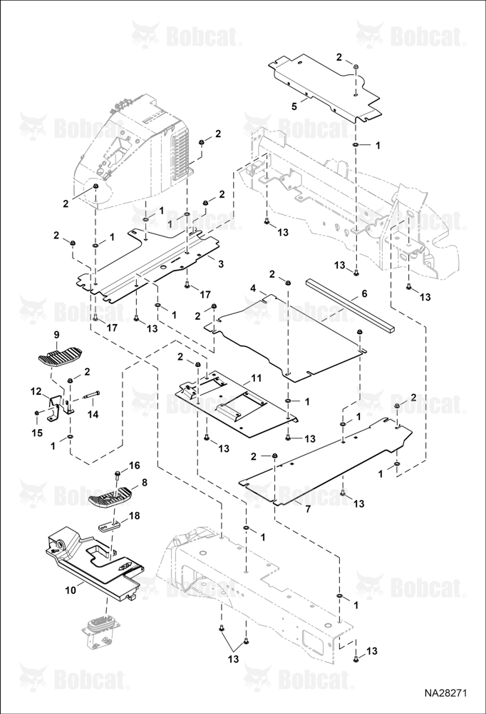 Operator Area (Floor)(Articulating Boom)