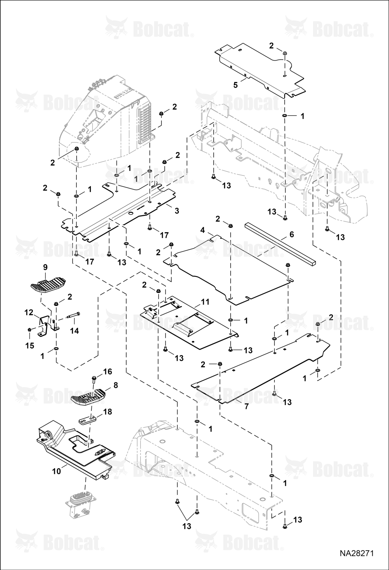 Operator Area (Floor)(Articulating Boom)