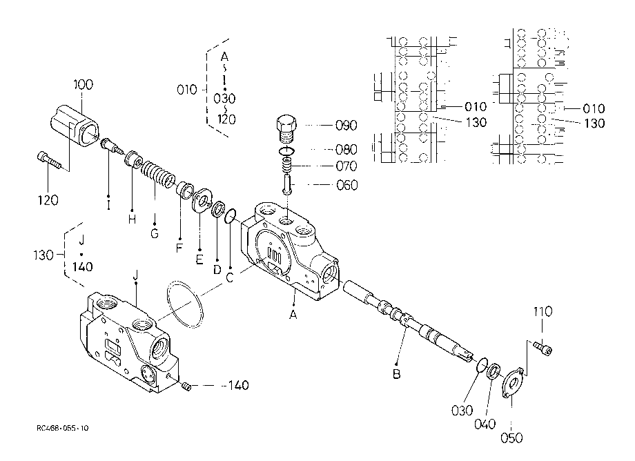Spool Section (Travel Lh)