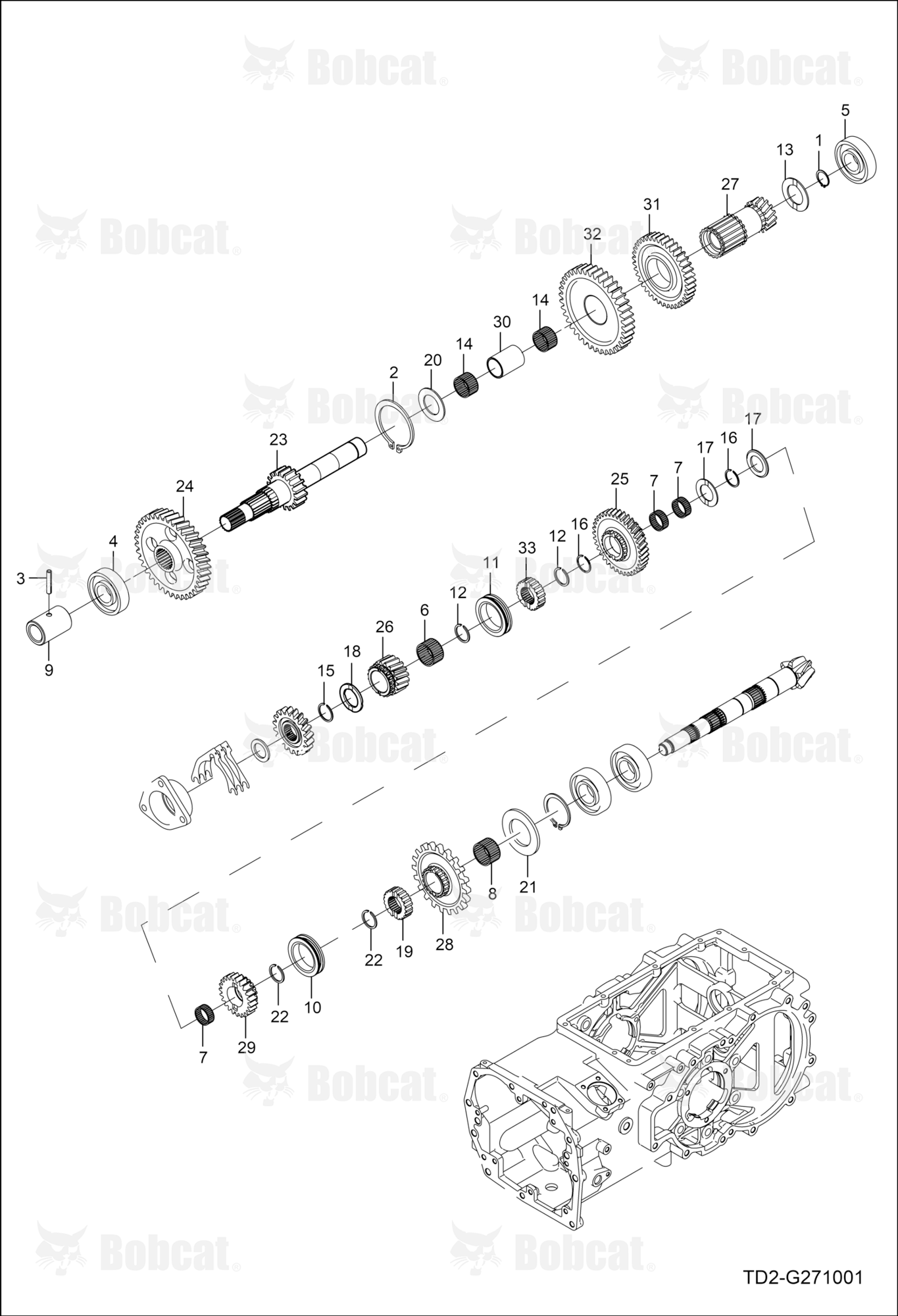 Range Shift Shaft Group
