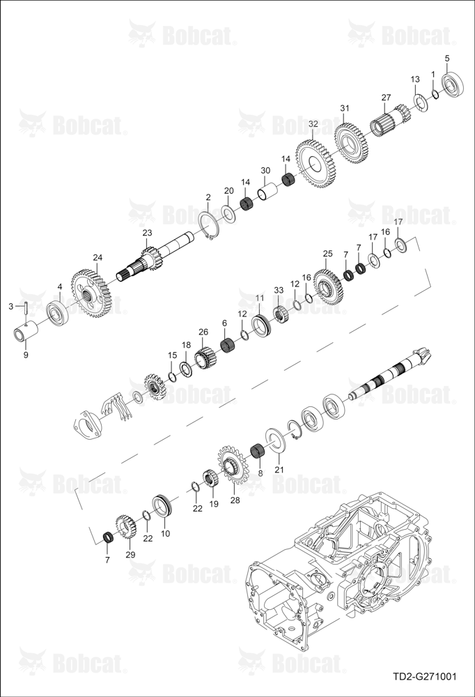 Range Shift Shaft Group