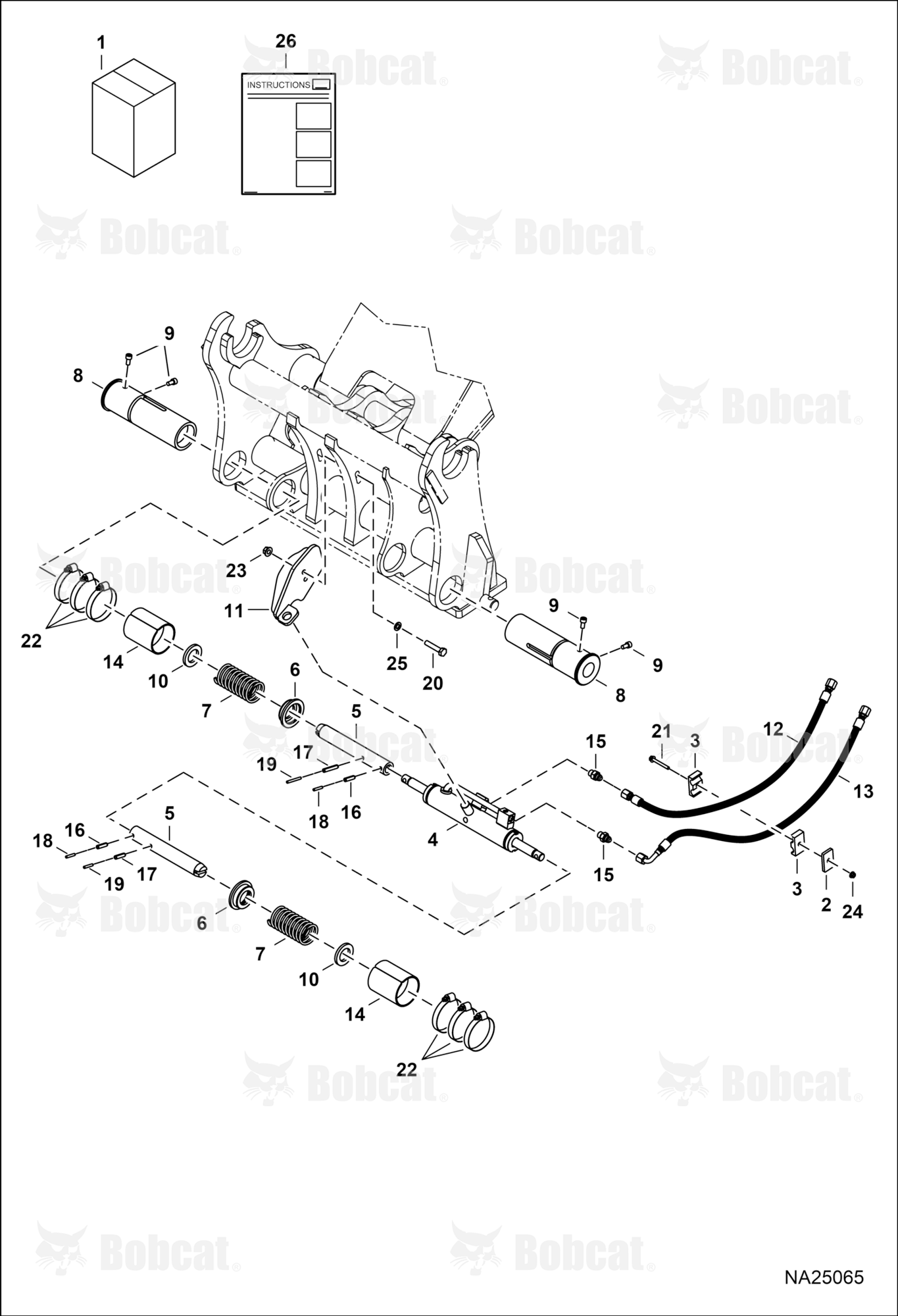 Power Attachment Lock Kit (Manitach)