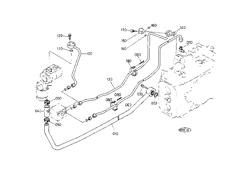 Hydraulic Oil Line [With Dual Clutch]