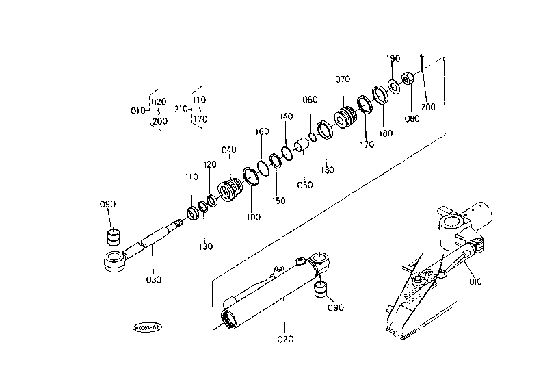 Steering Cylinder (Section Parts)