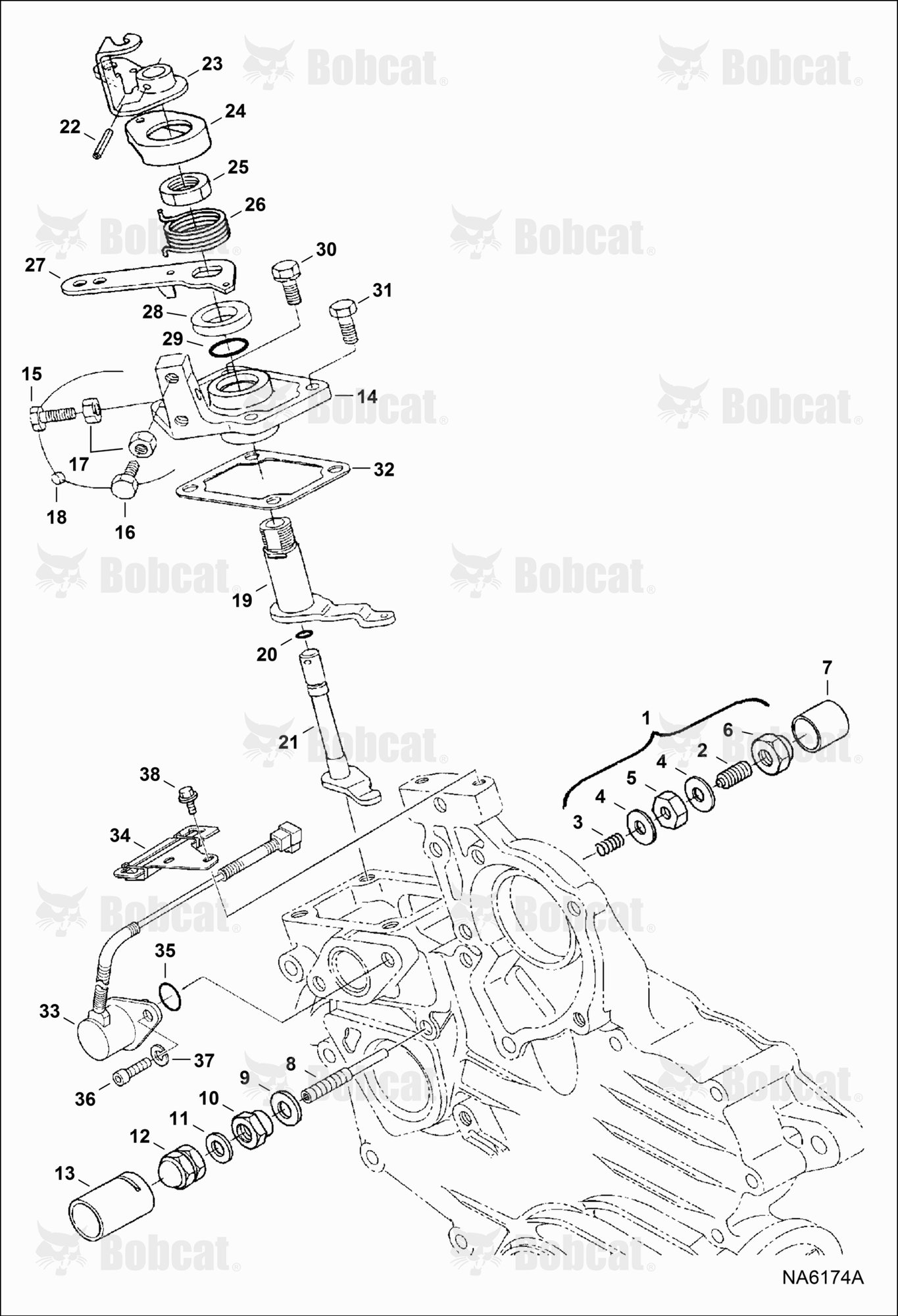Speed Control & Stop Lever (Tier IV)