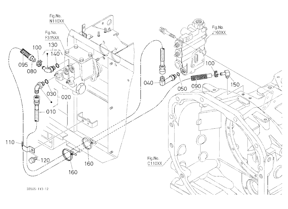 Brake Master Cylinder Pipe