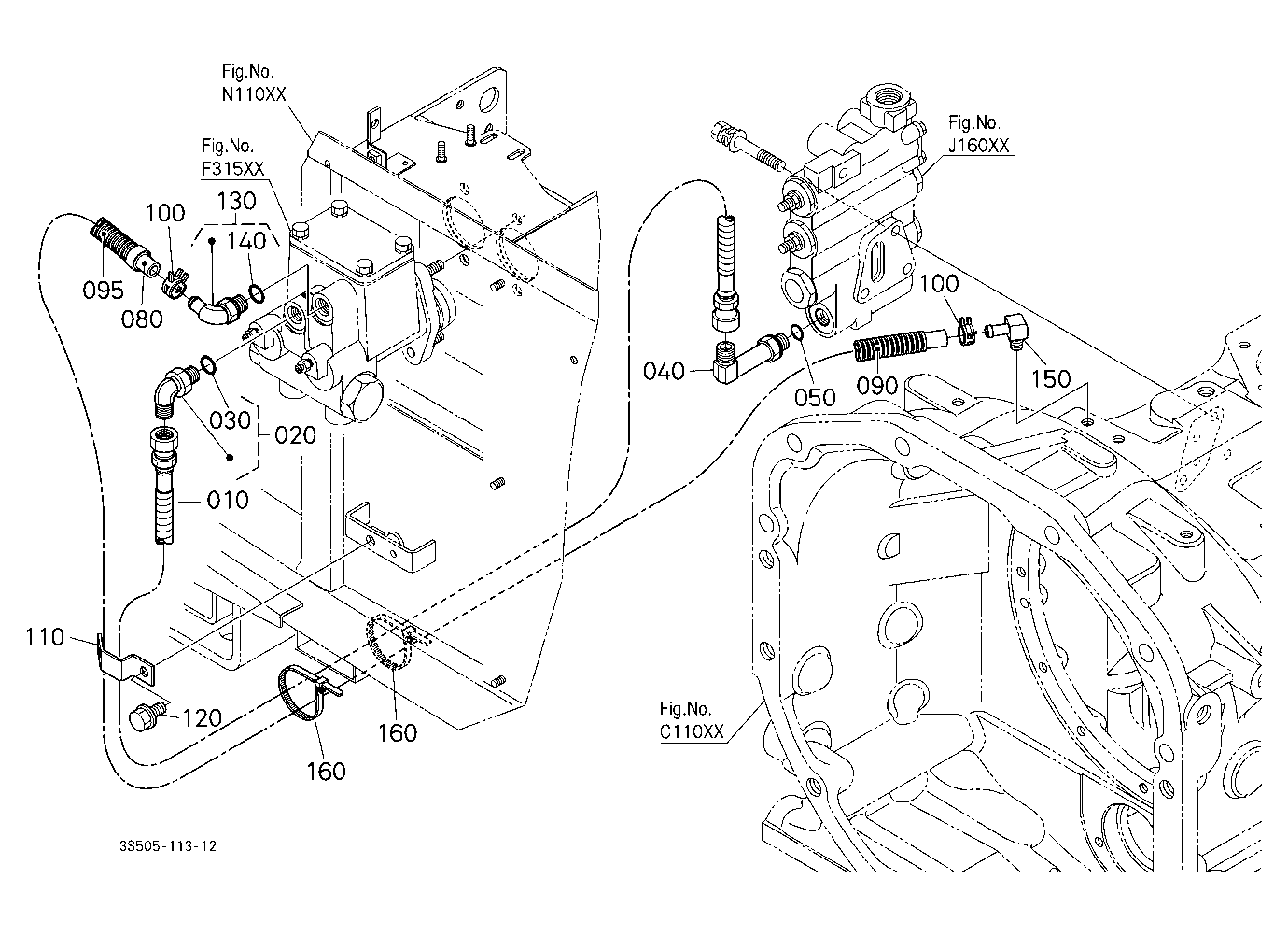 Brake Master Cylinder Pipe