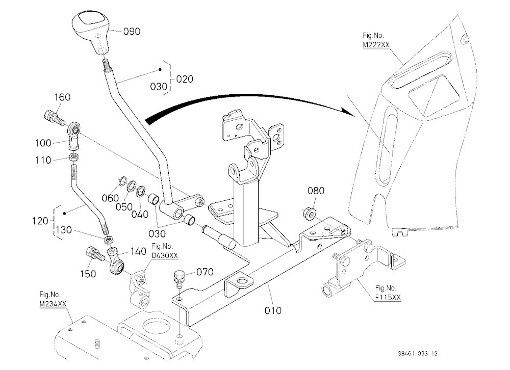 Range And Creep Gear Shift Lever