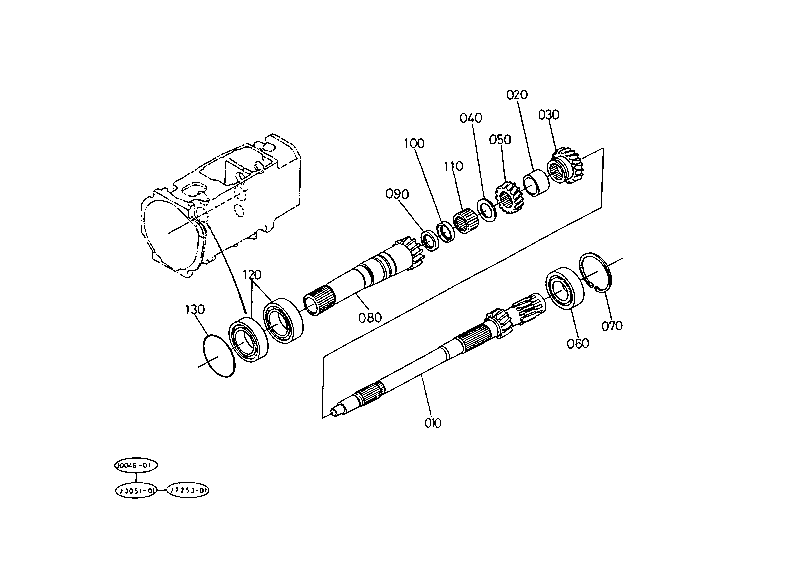 Main Shaft [With Dual Clutch]