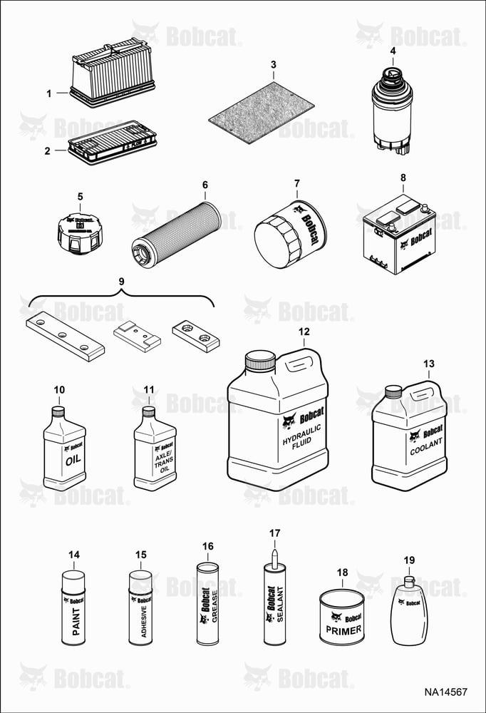 Maintenance Items (Service Parts)