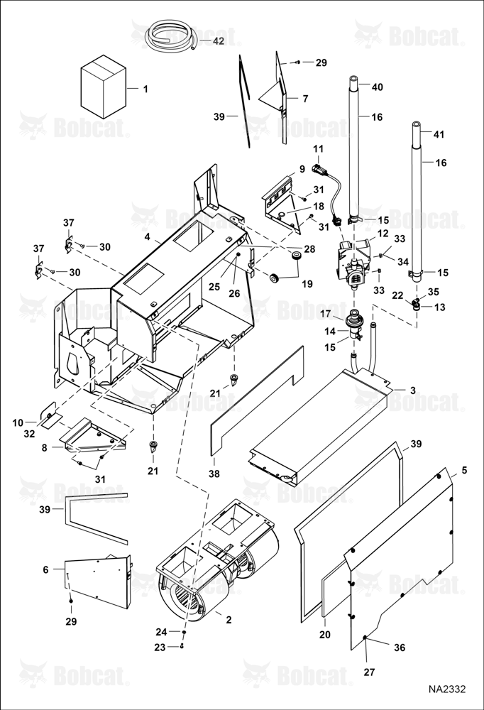 Heater & A/C (Heater Assembly) (Metal Housing)
