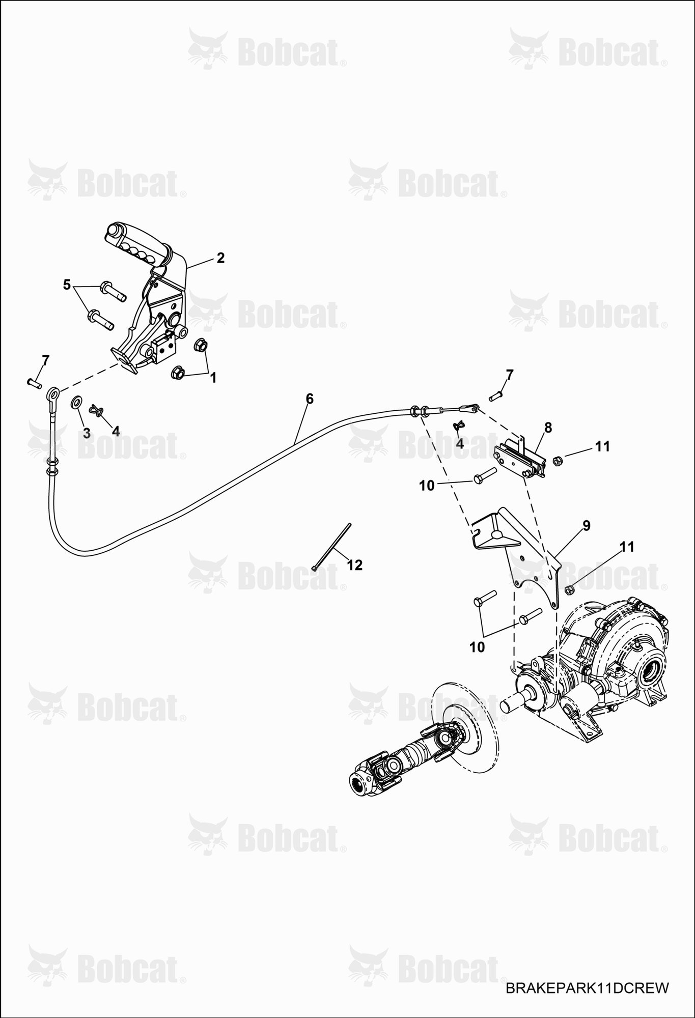BRAKES, Park Brake ASSY