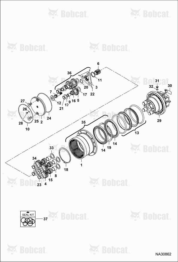 Travel Motor (Assembly)