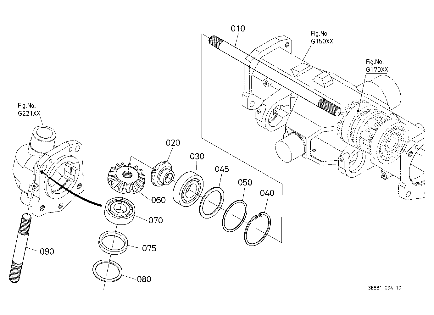 Differential Gear Shaft Rh