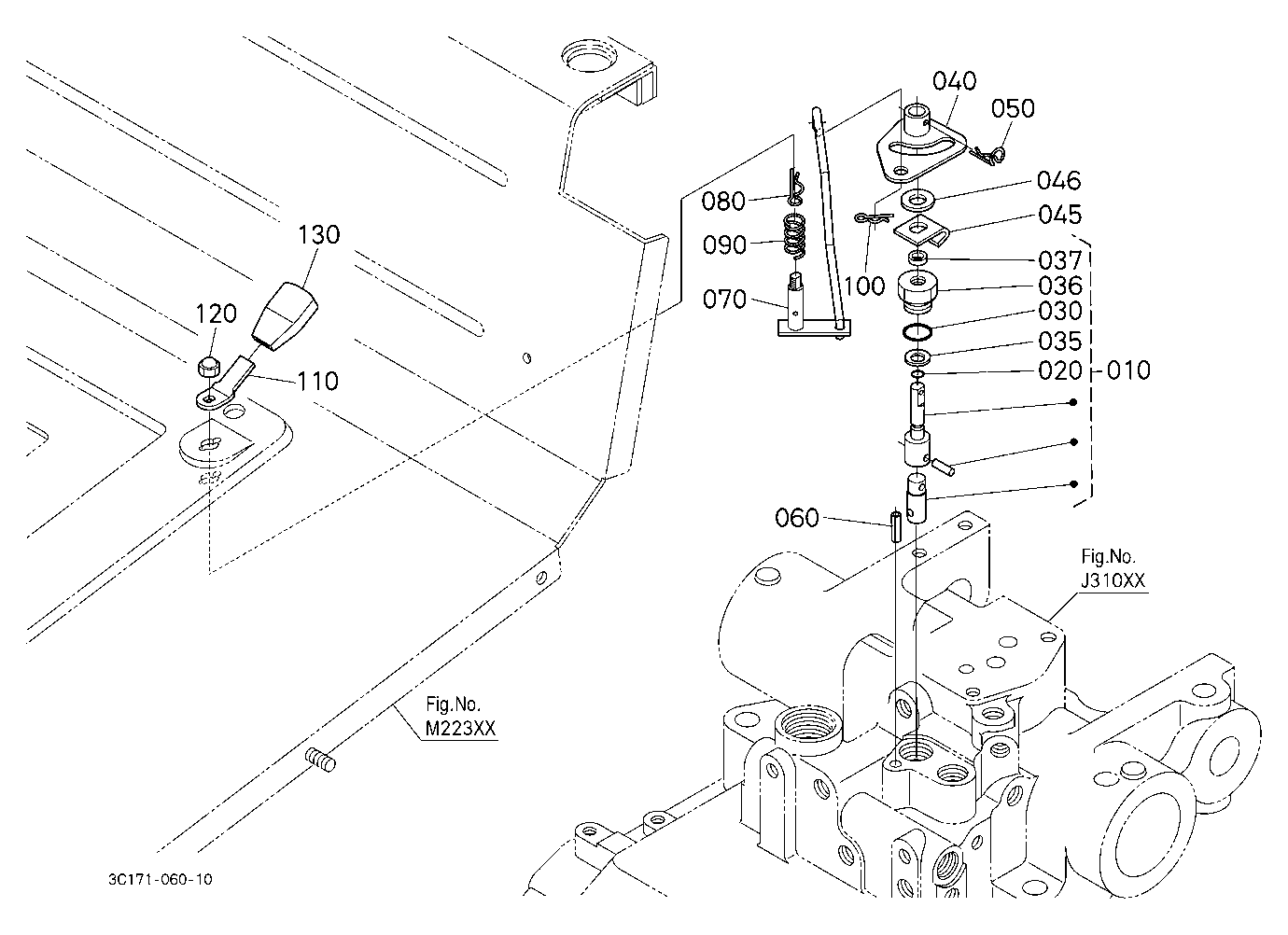 Lowering Lock Lever