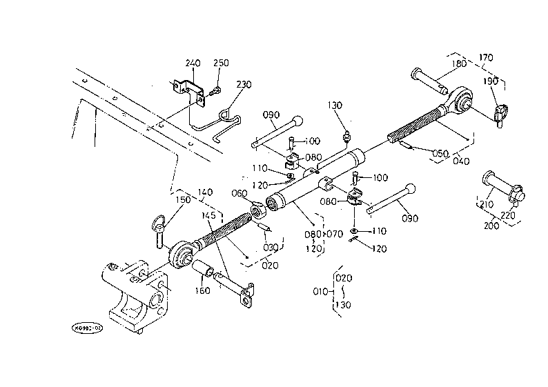 Hydraulic Lift Link 5 (Top Link)