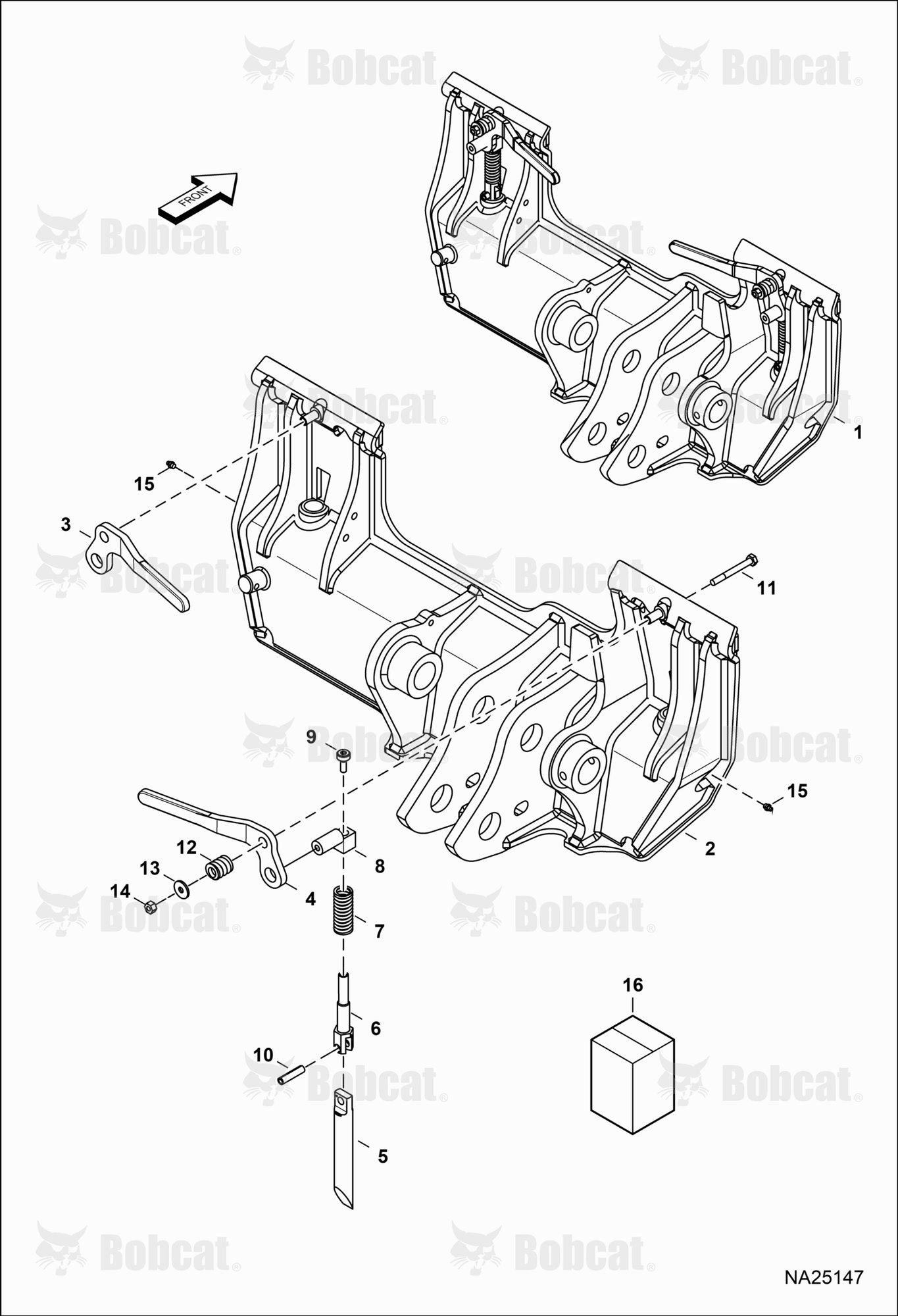 Attachment Carrier (Bob-Tach) (Assembly)