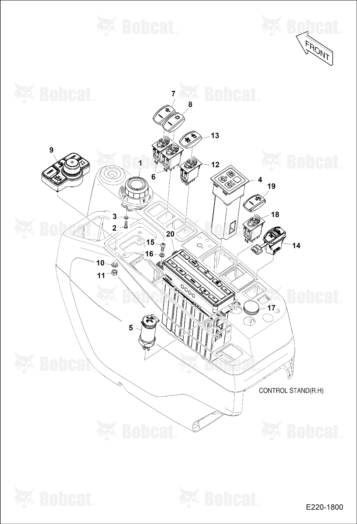 Electric Parts (Control Stand)