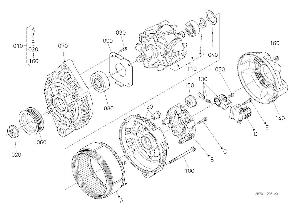 Heater Kit (Alternator) [Component Parts] [Option]