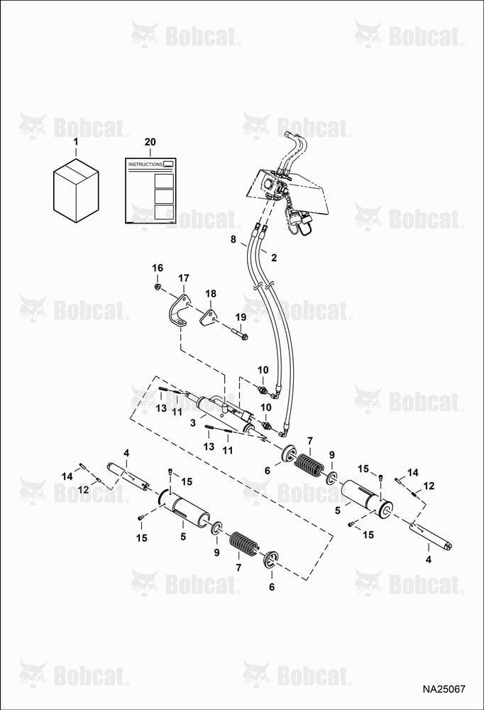 Power Attachment Lock Kit (Manitach)