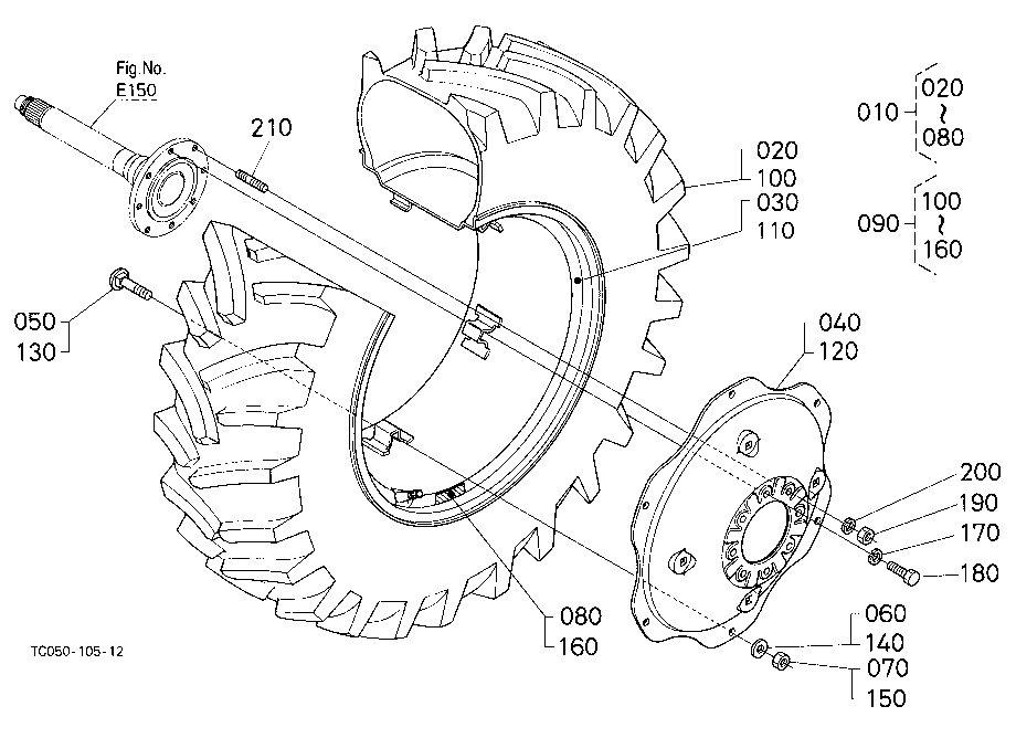 Rear Wheel(13.6-28)