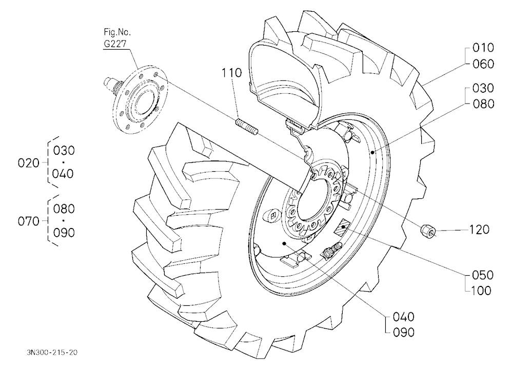 Front Wheel (12.4R24)