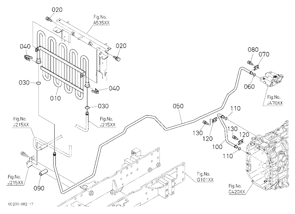 Hydraulic Oil Line (Oil Cooler)