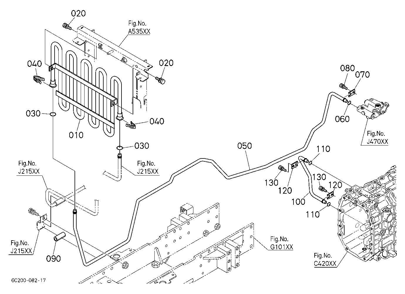 Hydraulic Oil Line (Oil Cooler)