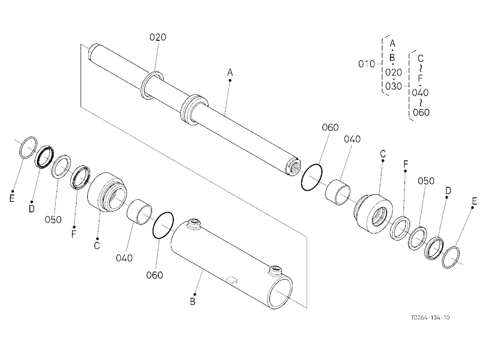Steering Cylinder [Component Parts] [New]