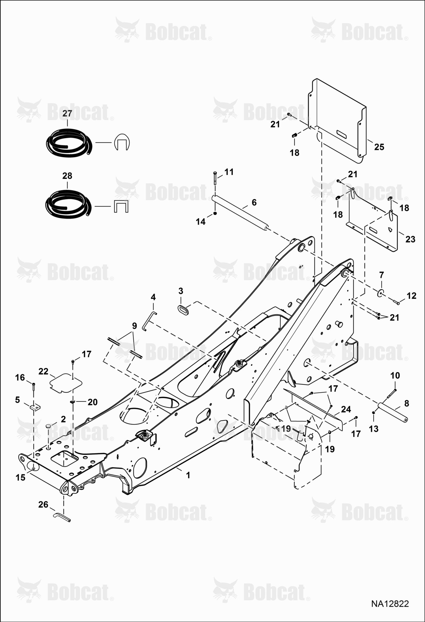 Main Frame (Non-leveling)  B54R11001 & Above