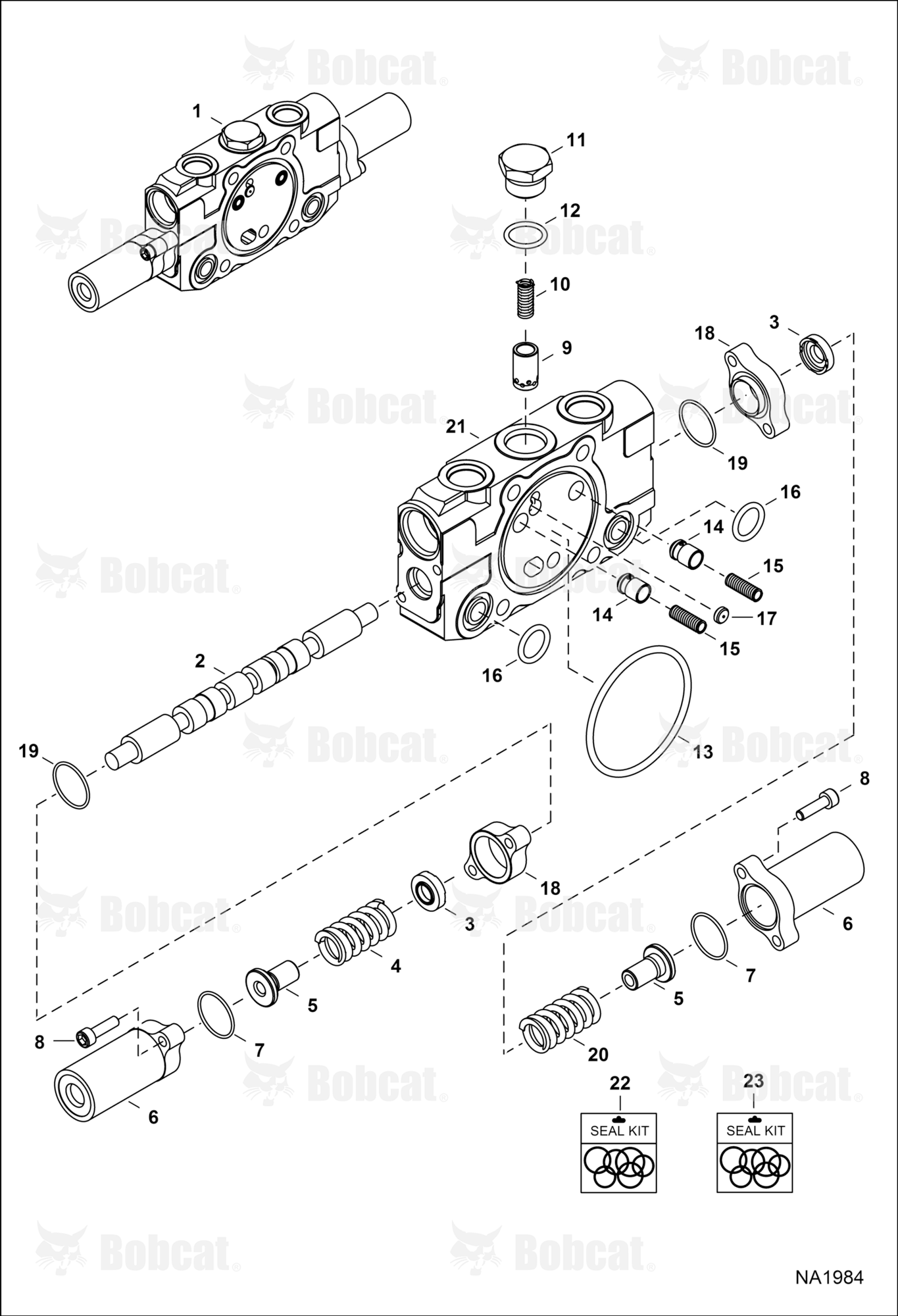Hydraulic Control Valve (Blade Section)