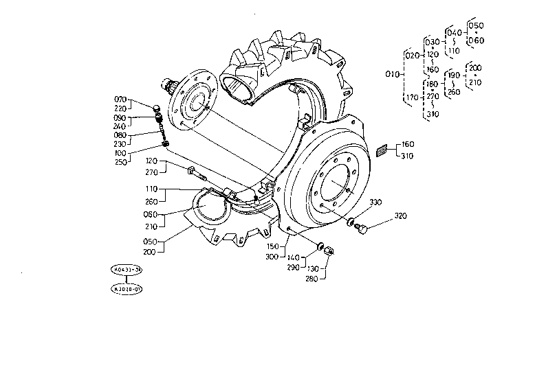 Front Wheel (12.4-32 Fl) [Mudder]
