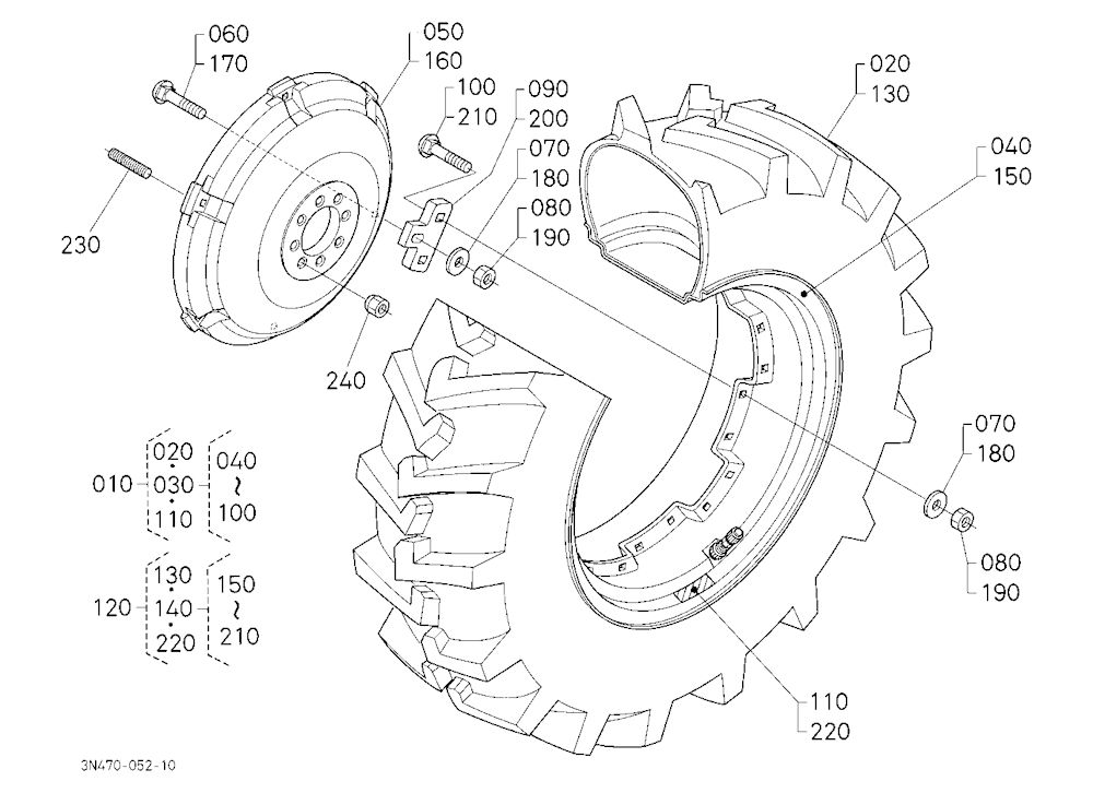 Rear Wheel (13.6-38)