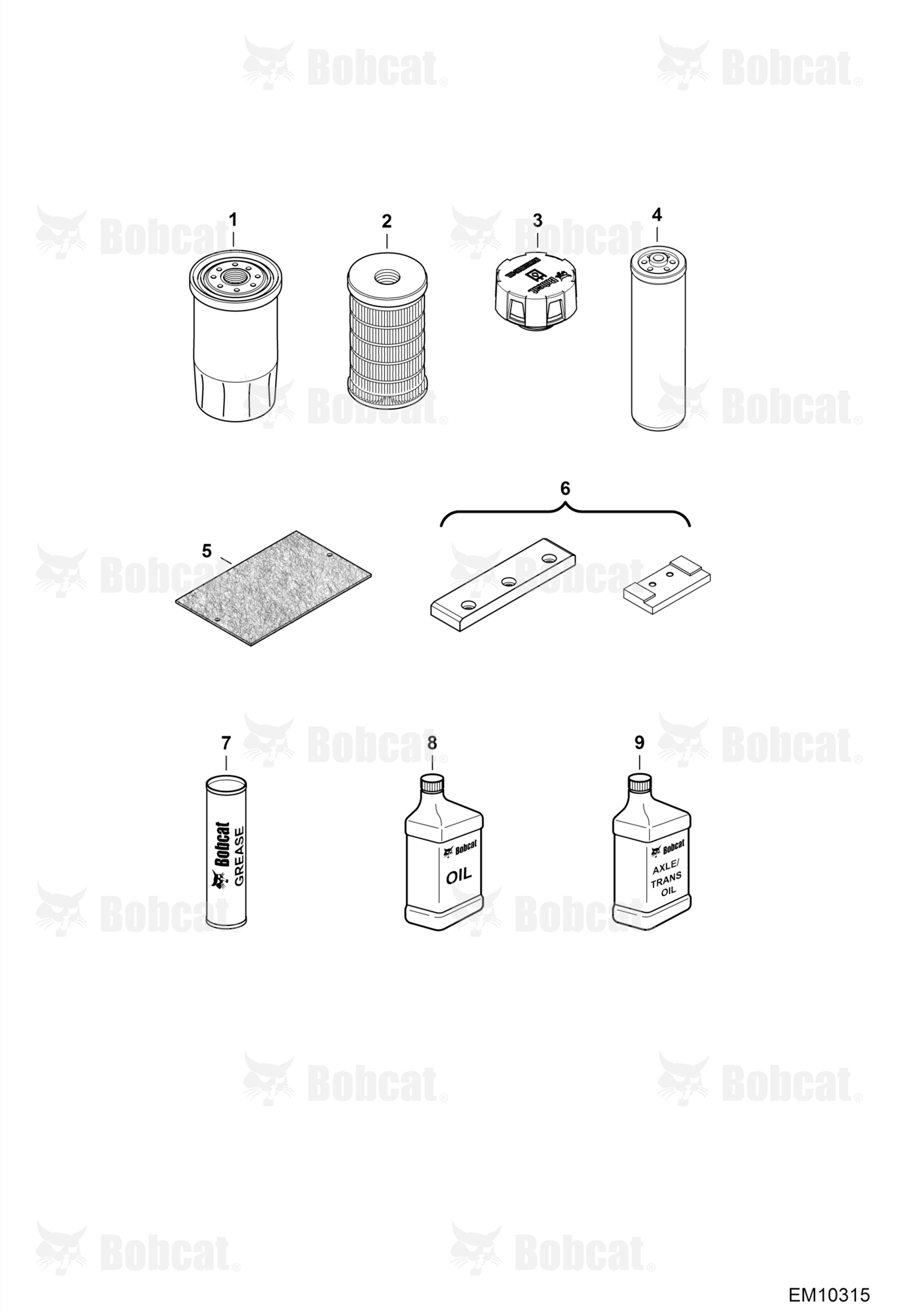 Scheduled Maintenance Items (Every 500 Hours Or Every 12 Months)