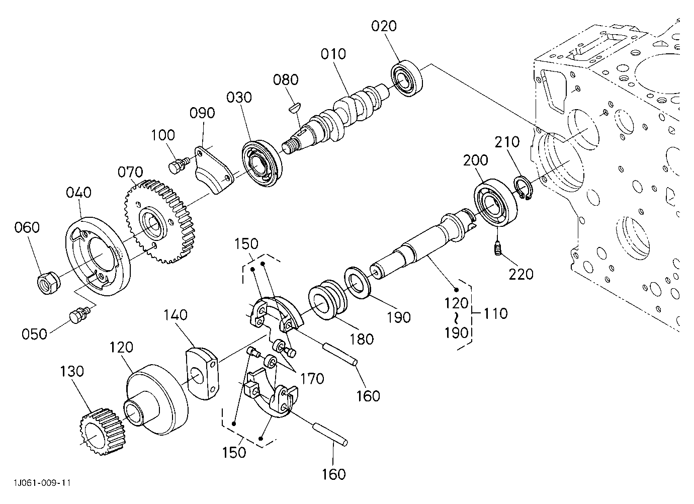 Fuel Camshaft And Governor Shaft