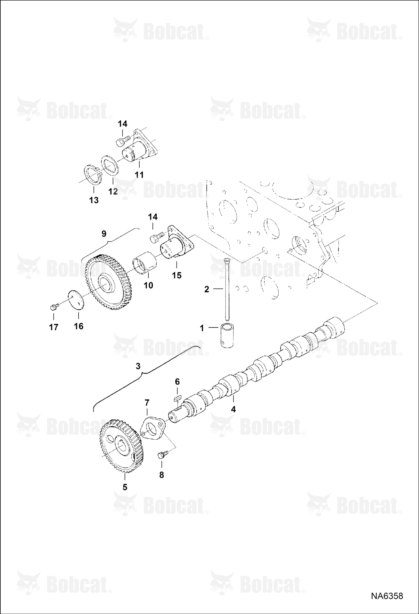 Camshaft & Idle Gear Shaft