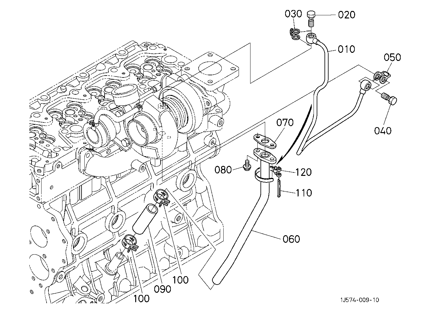 Oil Pipe (Turbo Charger)